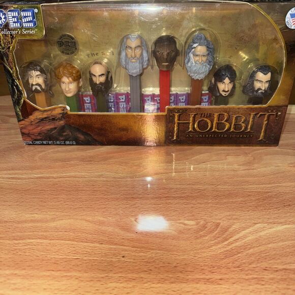 The Hobbit An Unexpected Journey PEZ Lord Of The Rings 8 Dispenser Set - Picture 2 of 6